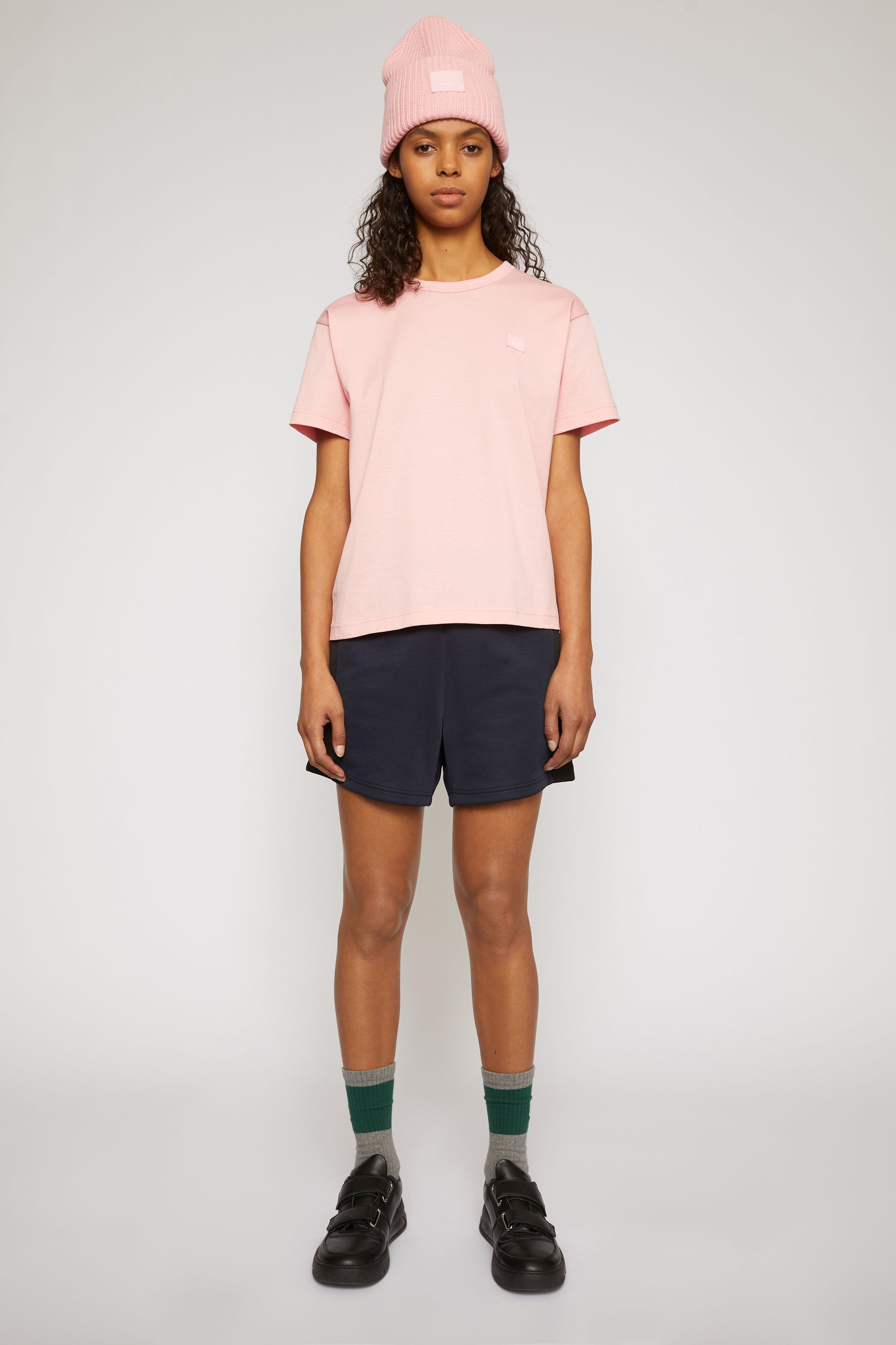 Crew neck t-shirt blush pink - 2