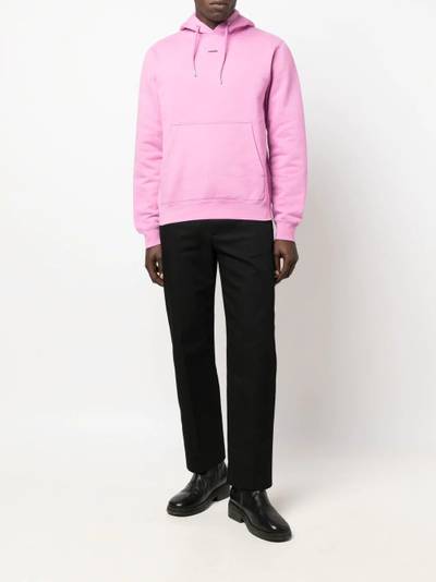 Sandro embroidered-logo hoodie outlook