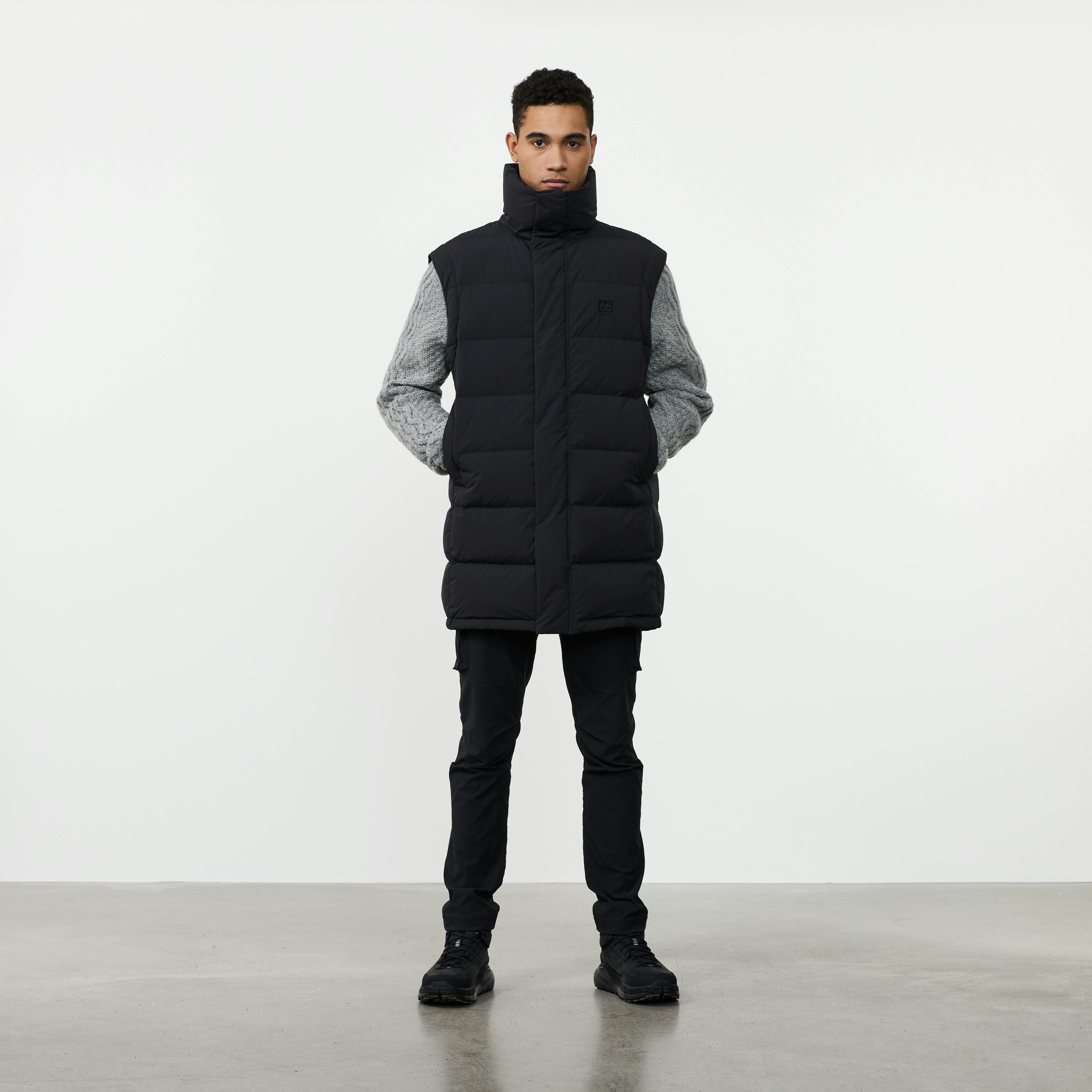 Krafla Long-length down vest (Unisex) - 4