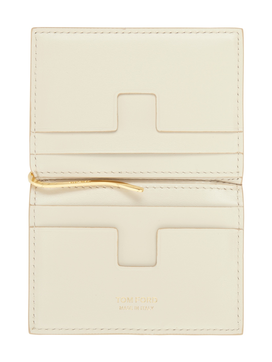 Off-White Shiny Croc Folding Money Clip Card Holder - 3