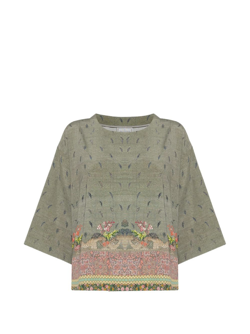 Adanastr floral-print T-shirt 1