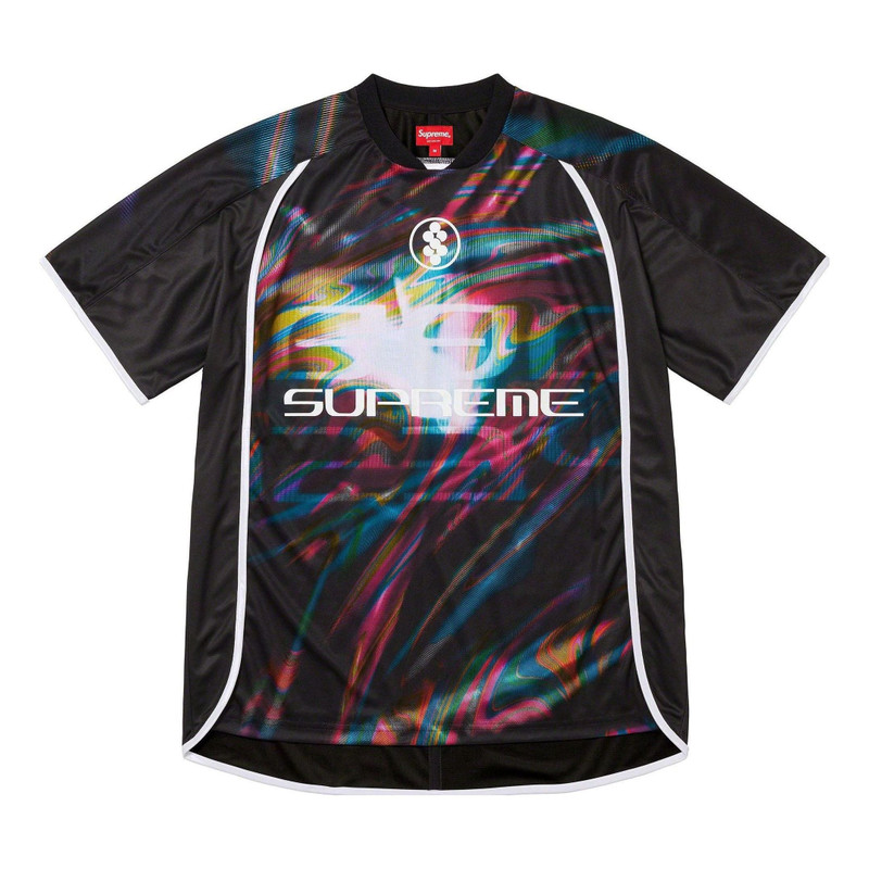 Supreme Feedback Soccer Jersey 'Black Multi-Color' SUP-SS23-261 - 1