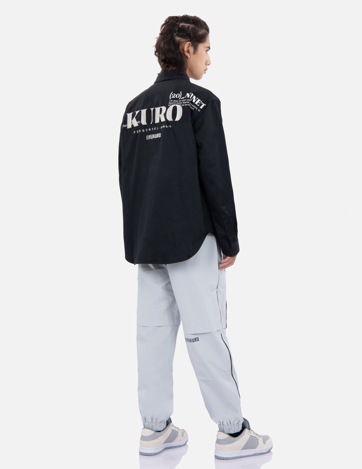Multi Logo Print Cargo Shirt - 4