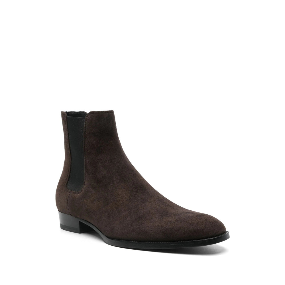 Saint Laurent Brown Boots Men - 3