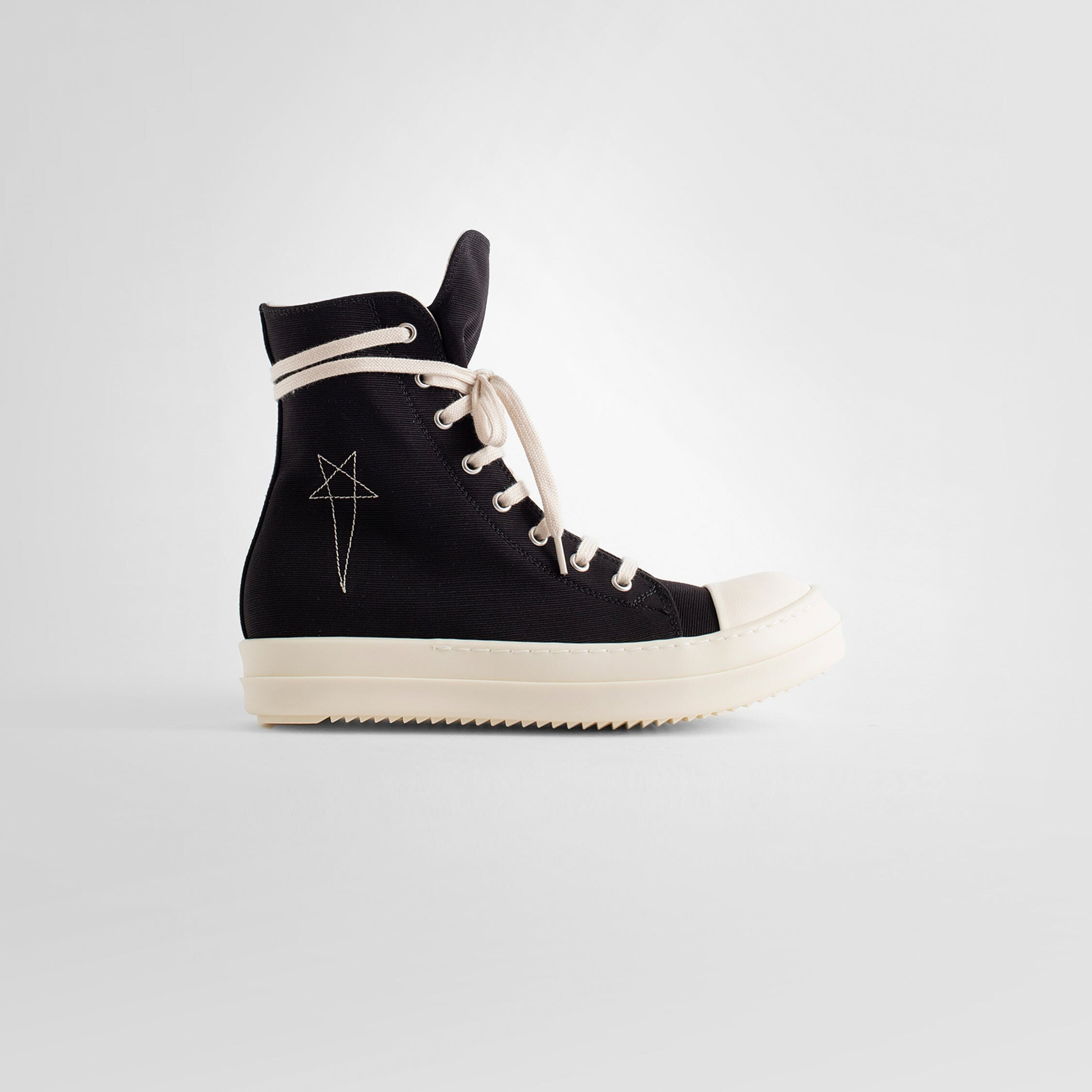 RICK OWENS WOMAN BLACK SNEAKERS - 8