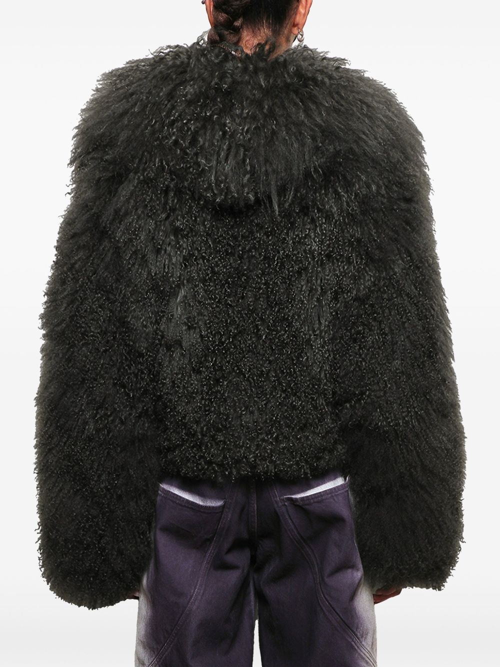 Cropped Shearling jacket - 5