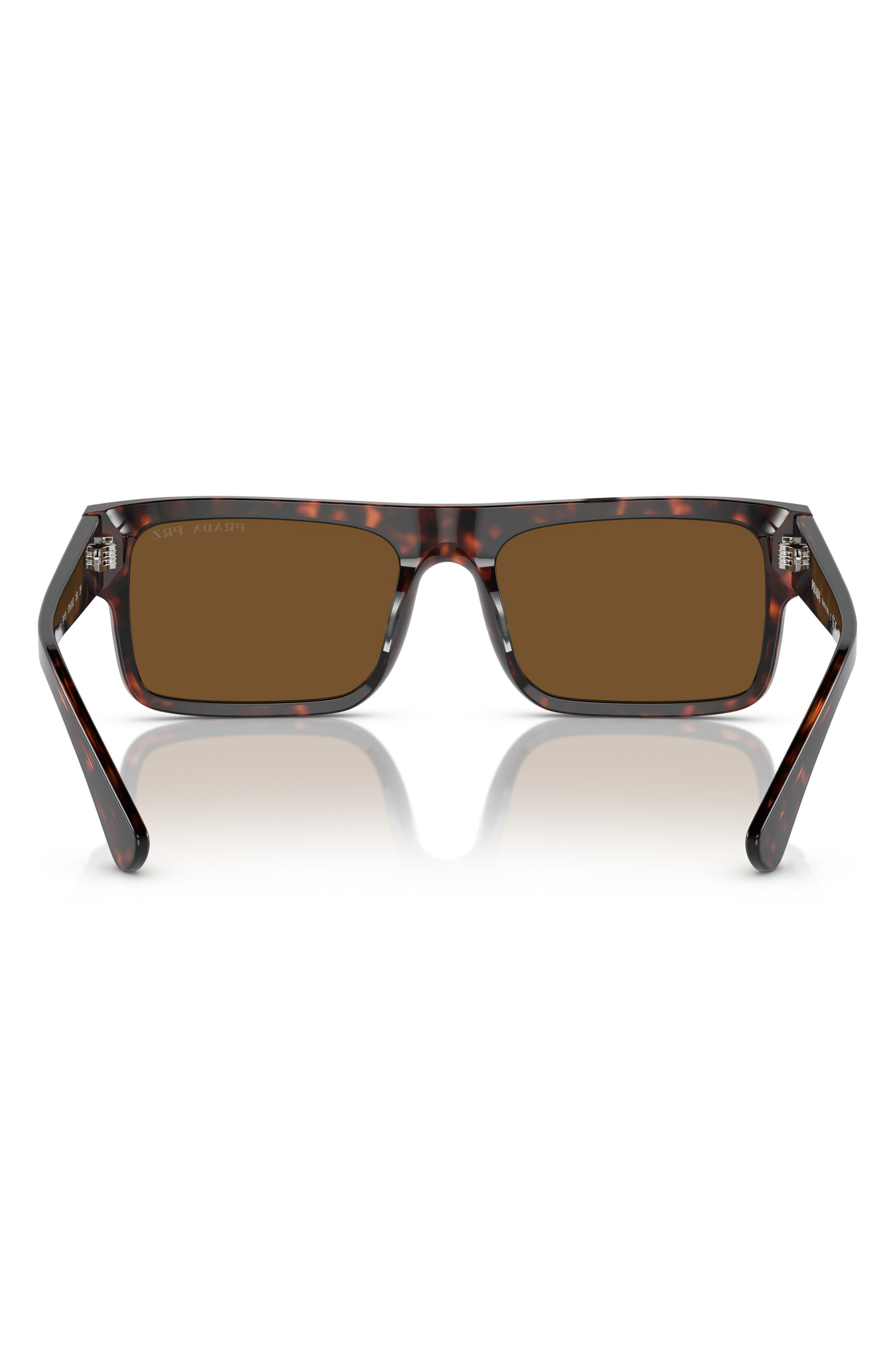 59mm Polarized Rectangular Sunglasses - 5