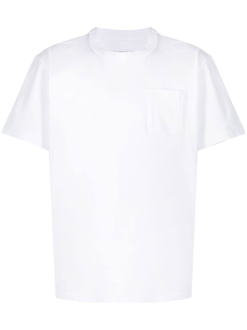 chest pocket cotton T-shirt - 1