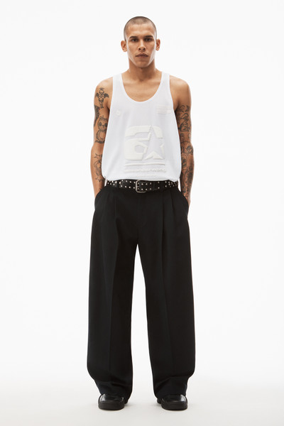 Alexander Wang THREE PLEAT TAILORED PANT IN WOOL BLEND outlook