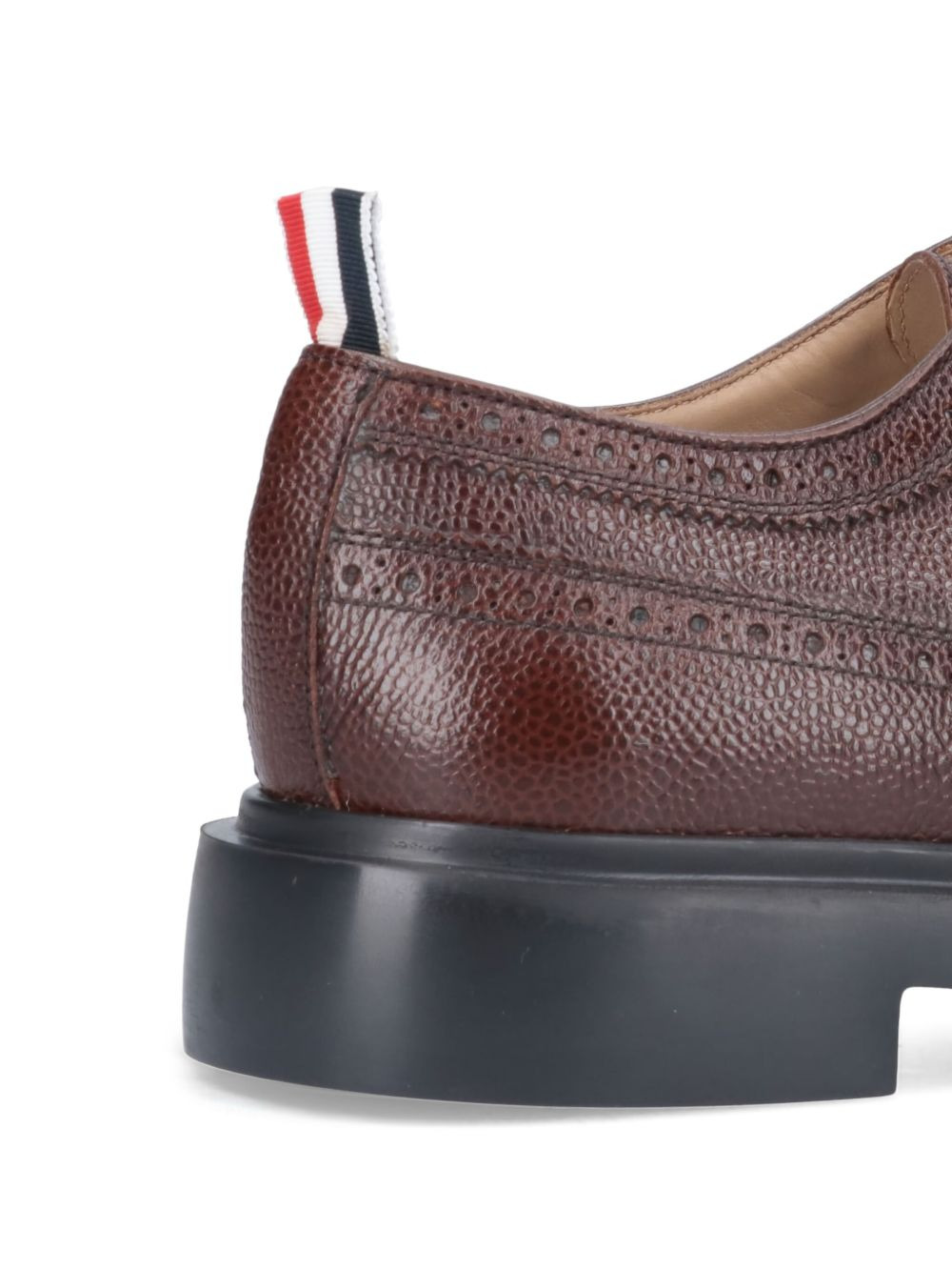 leather derby shoes - 4