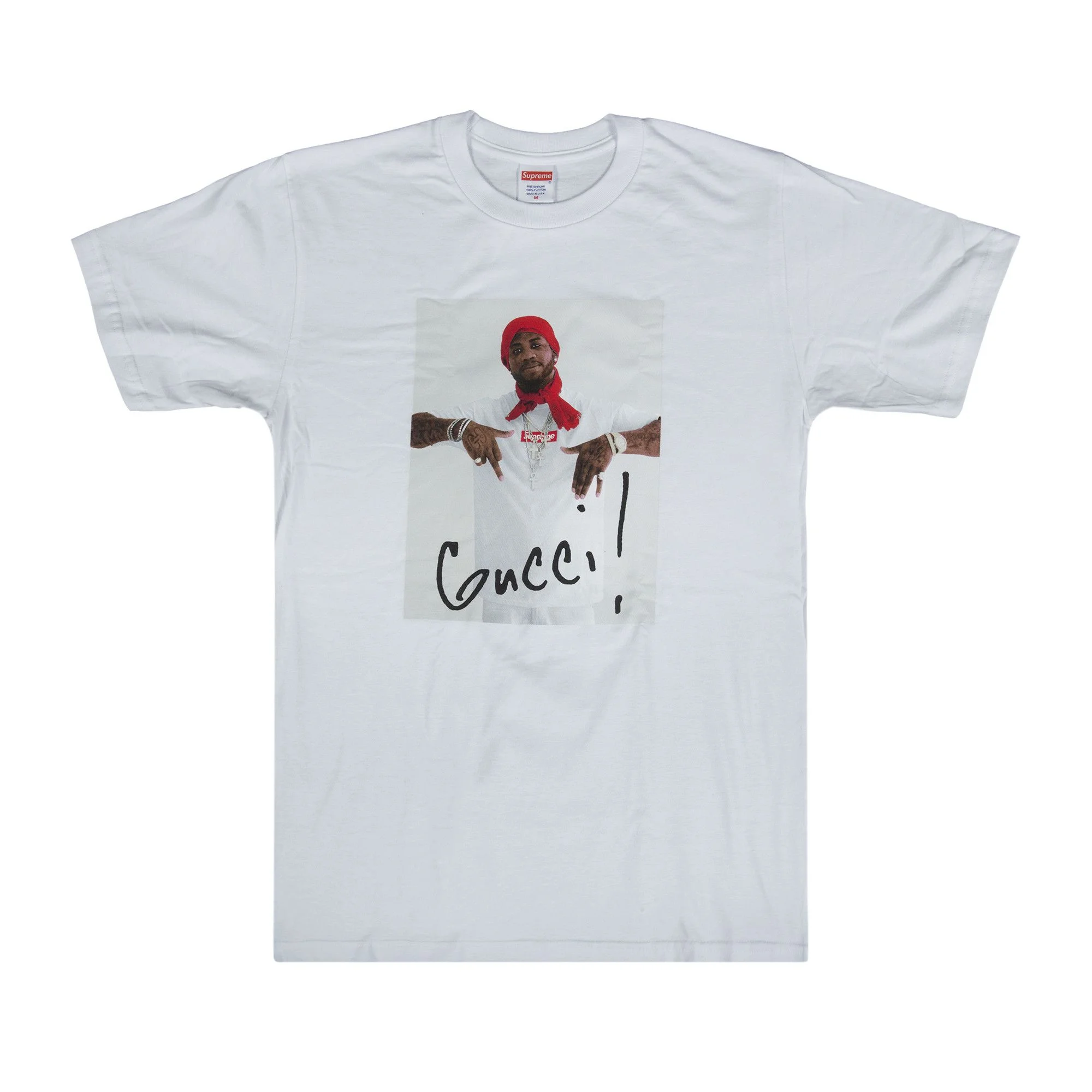 Supreme Gucci Mane T-Shirt 'White' - 1