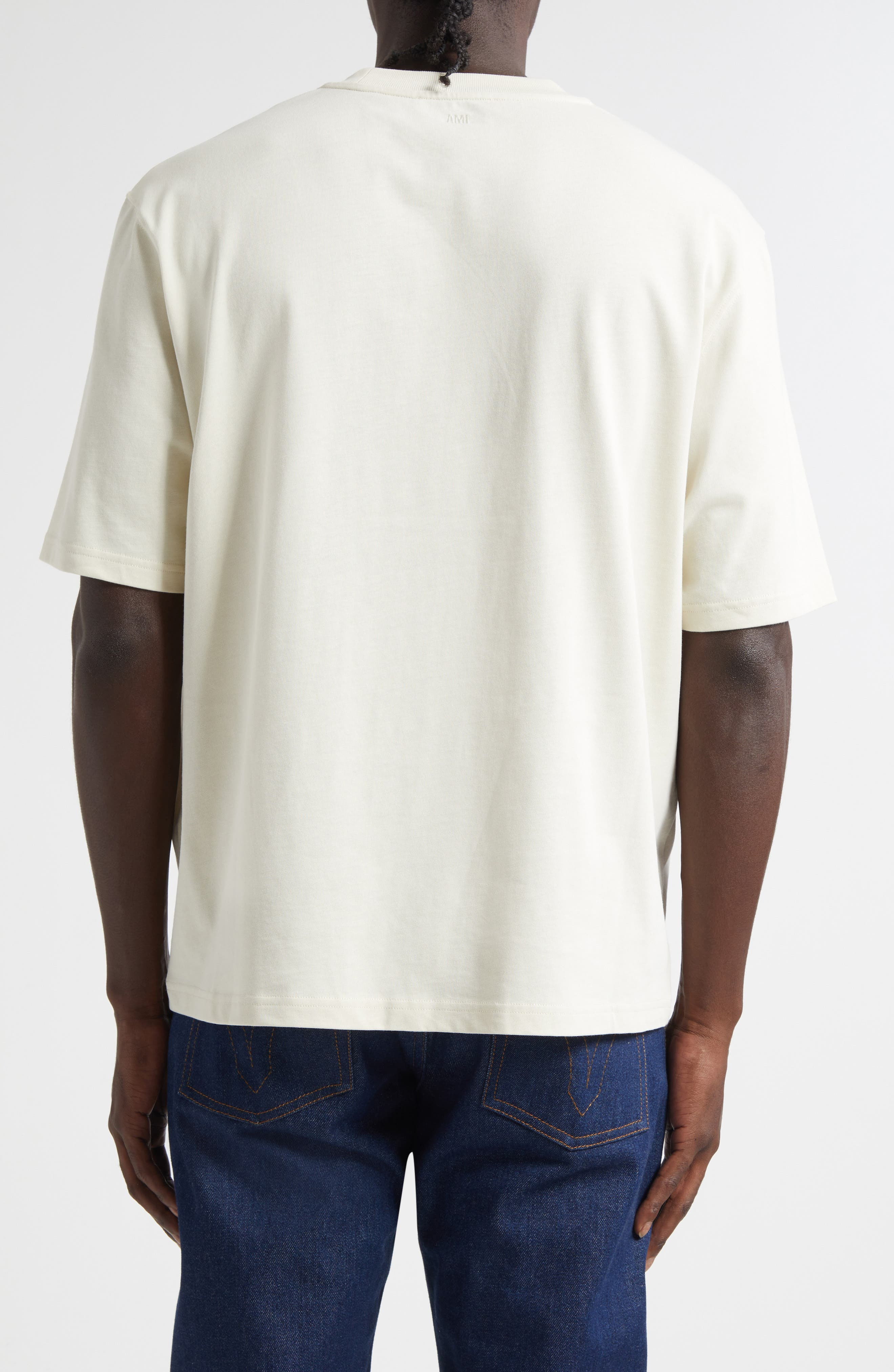 AMI PARIS Ami de Coeur Cotton T-Shirt in Ivoire at Nordstrom - 2