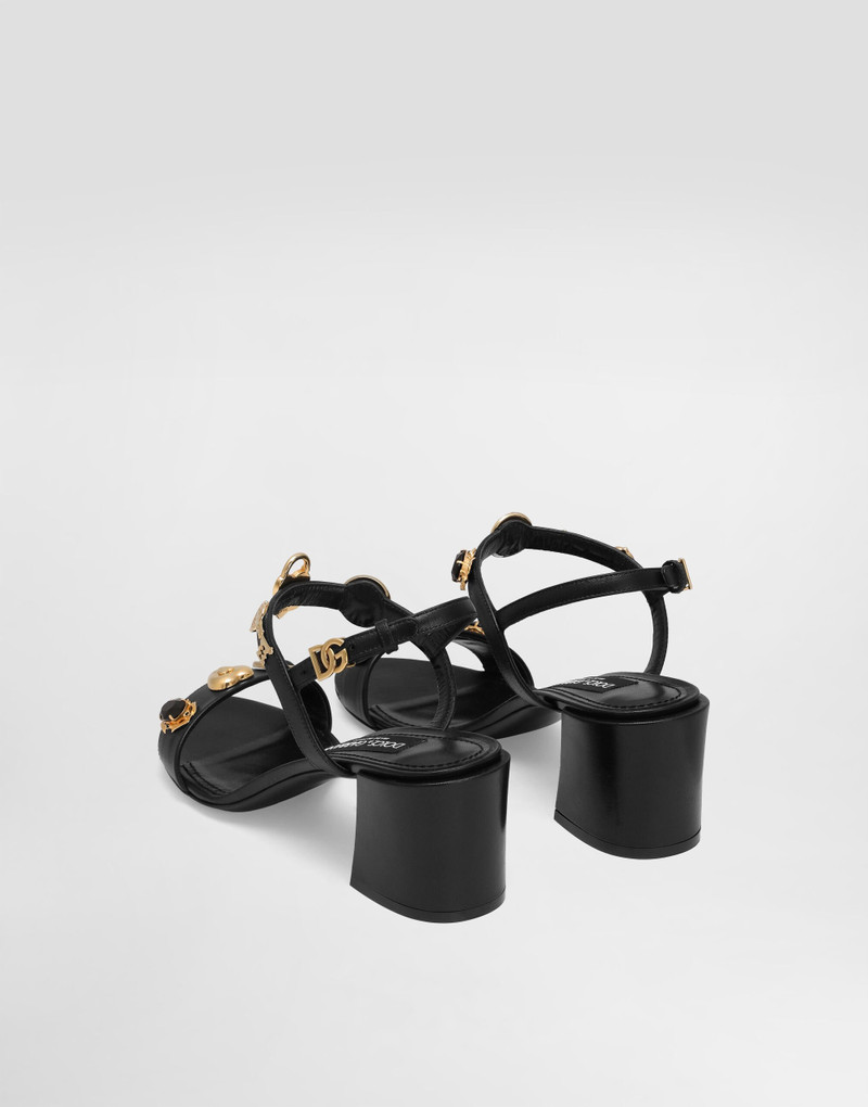 Dolce & Gabbana Sandals with embroidery and stones outlook