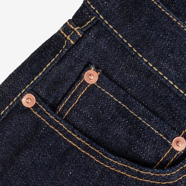 IH-888S-18 18oz Vintage Selvedge Denim Relaxed Taper Indigo - 12