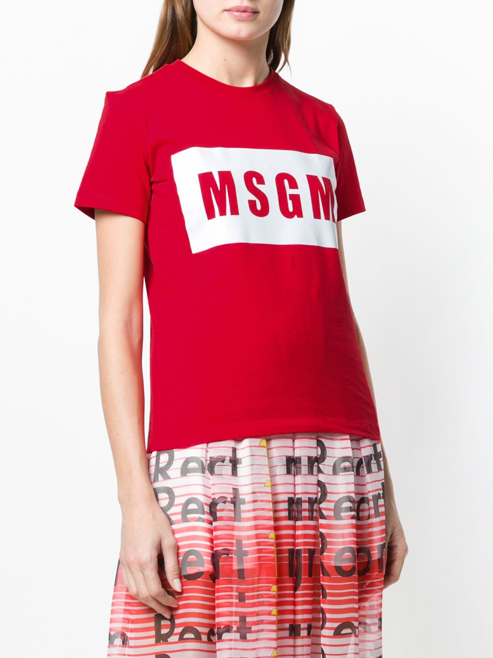 logo print T-shirt - 3
