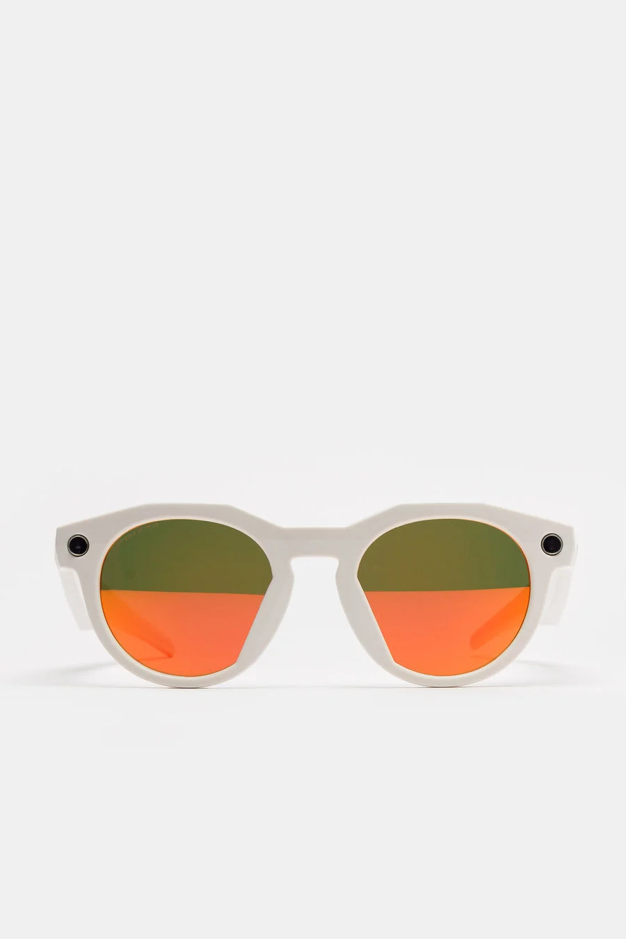 Meta HSTN Glasses in Warm Grey/Prizm Ruby Lens - 1