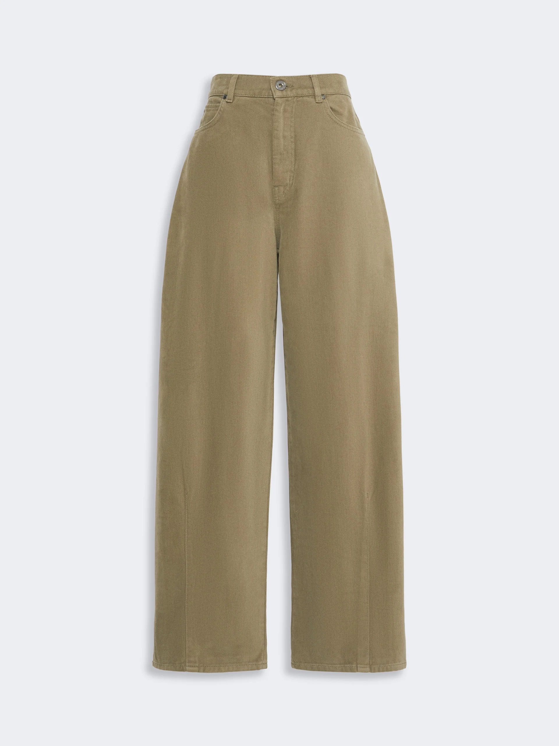 ORDINE Cotton drill trousers - KAKI - 1