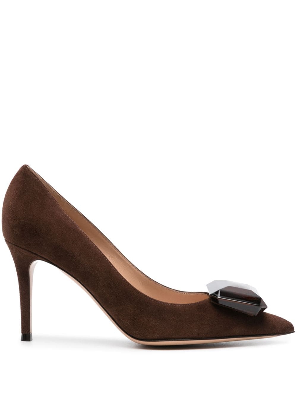 Jaipur 85mm suede pumps - 1