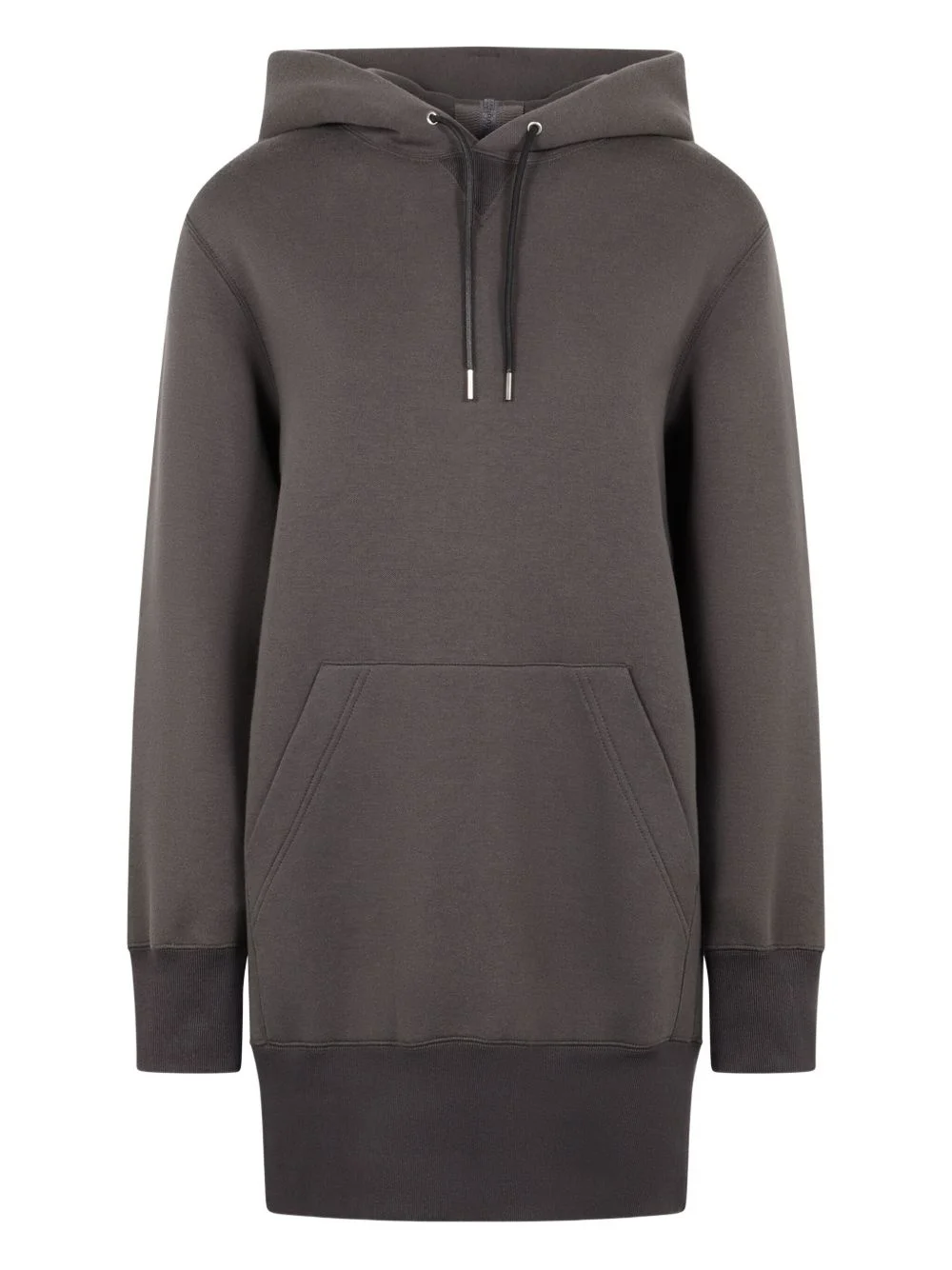 ribbed-edge hoodie - 1
