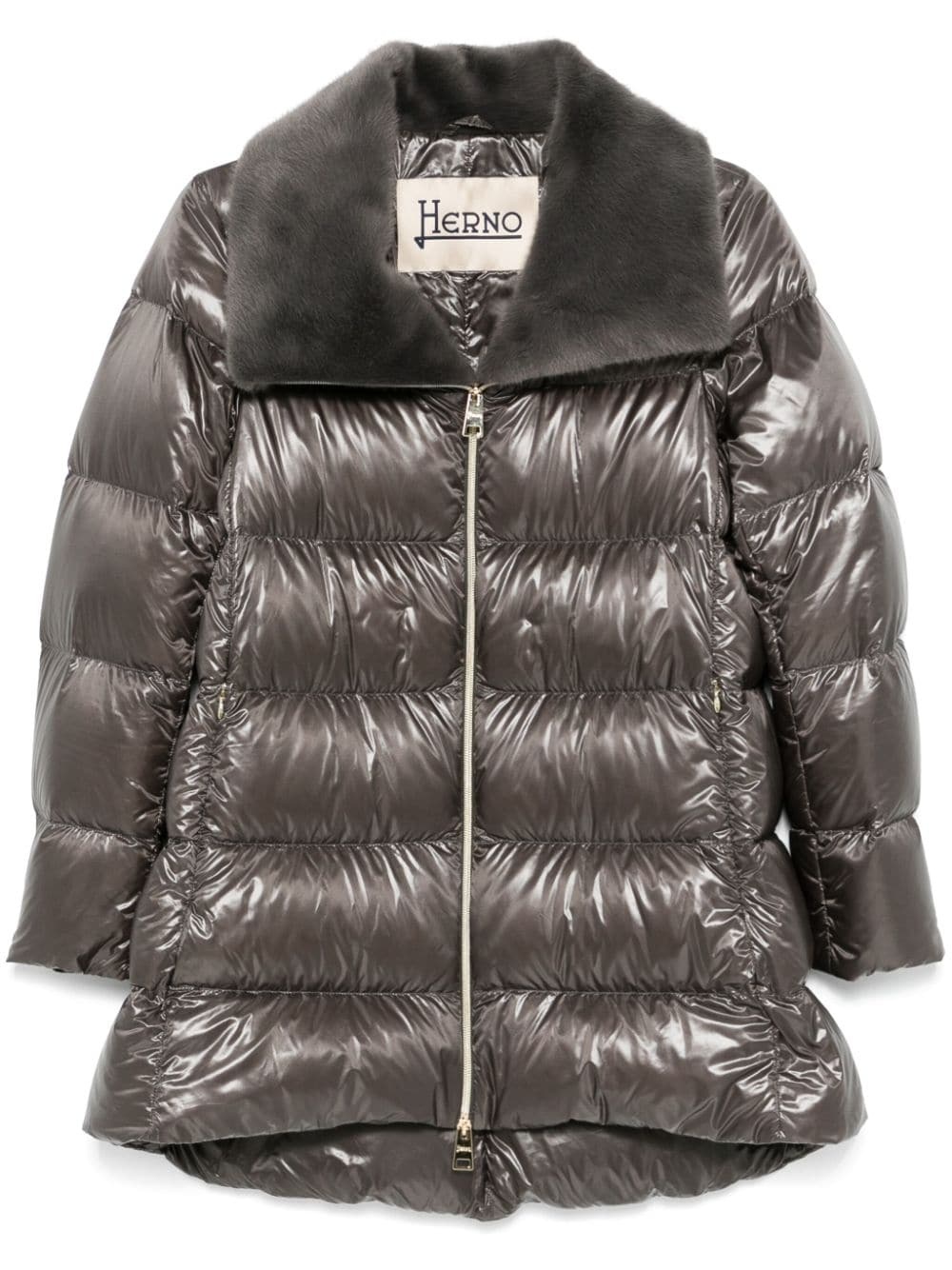 quilted puffer jacket - 1