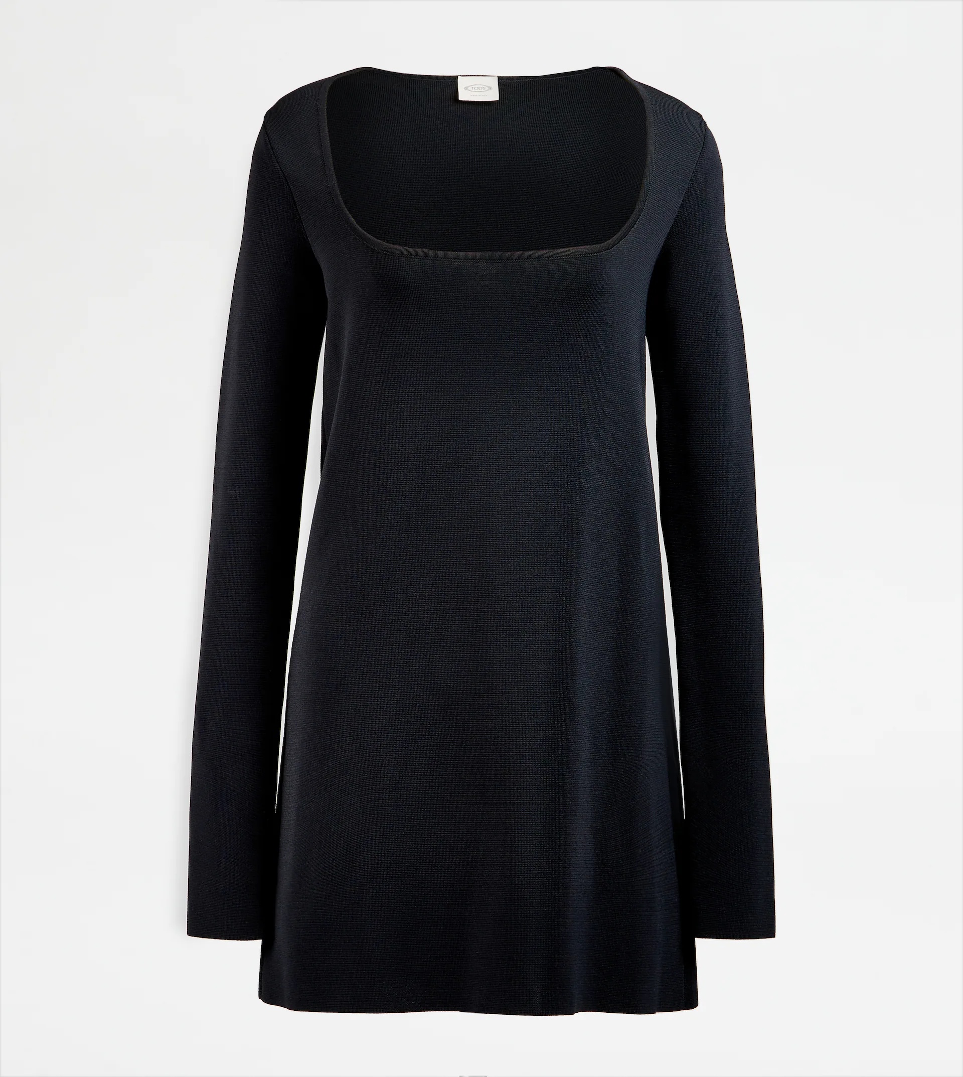 KNIT DRESS - BLACK - 1