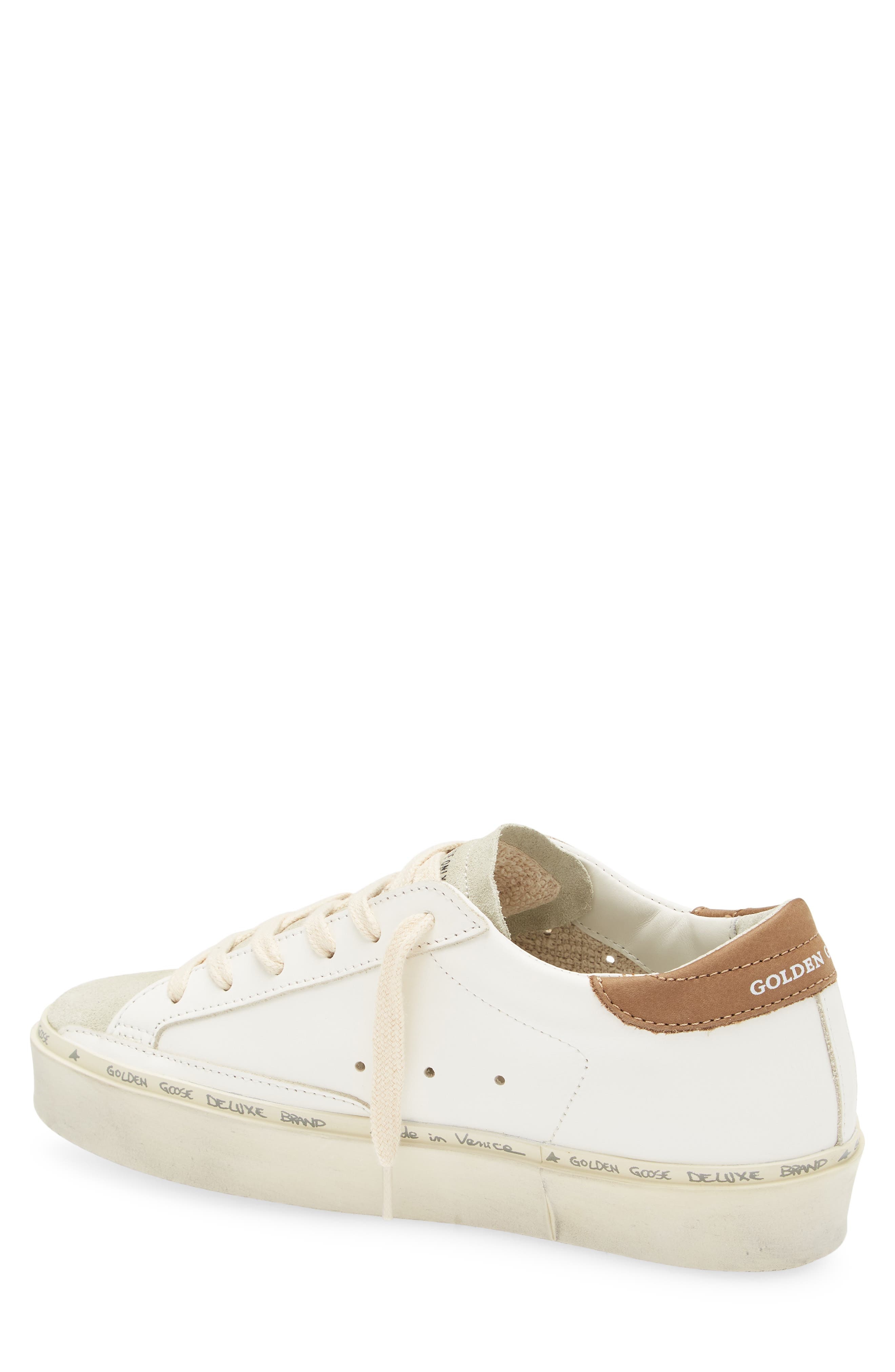 Golden Goose Hi Star Platform Sneaker in White/Ice/Silver/Taupe at Nordstrom - 2