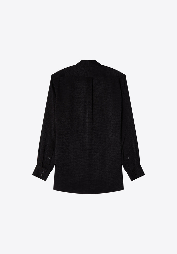 BLOUSE 104 BLACK MONOGRAM - 5