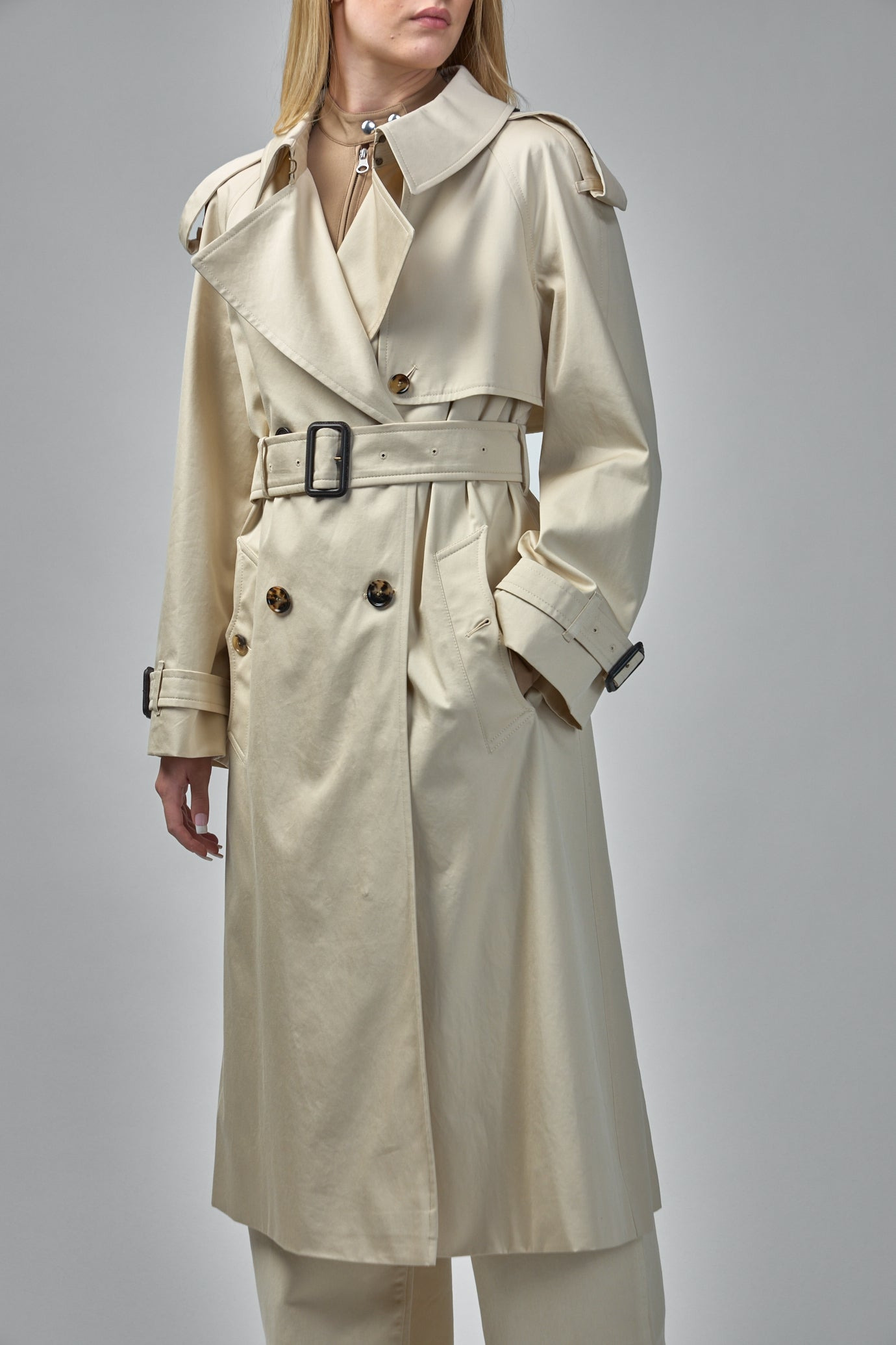 Long Gabardine Fitzrovia Trench Coat - 4