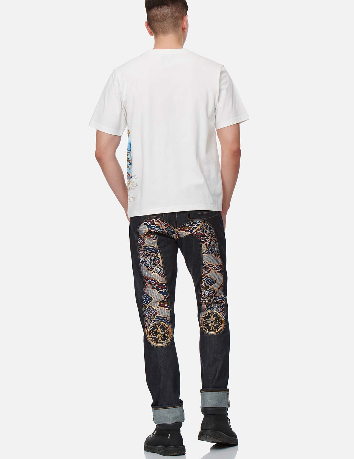 BROCADE DAICOCK INSERT REGULAR FIT JEANS #2008 - 3