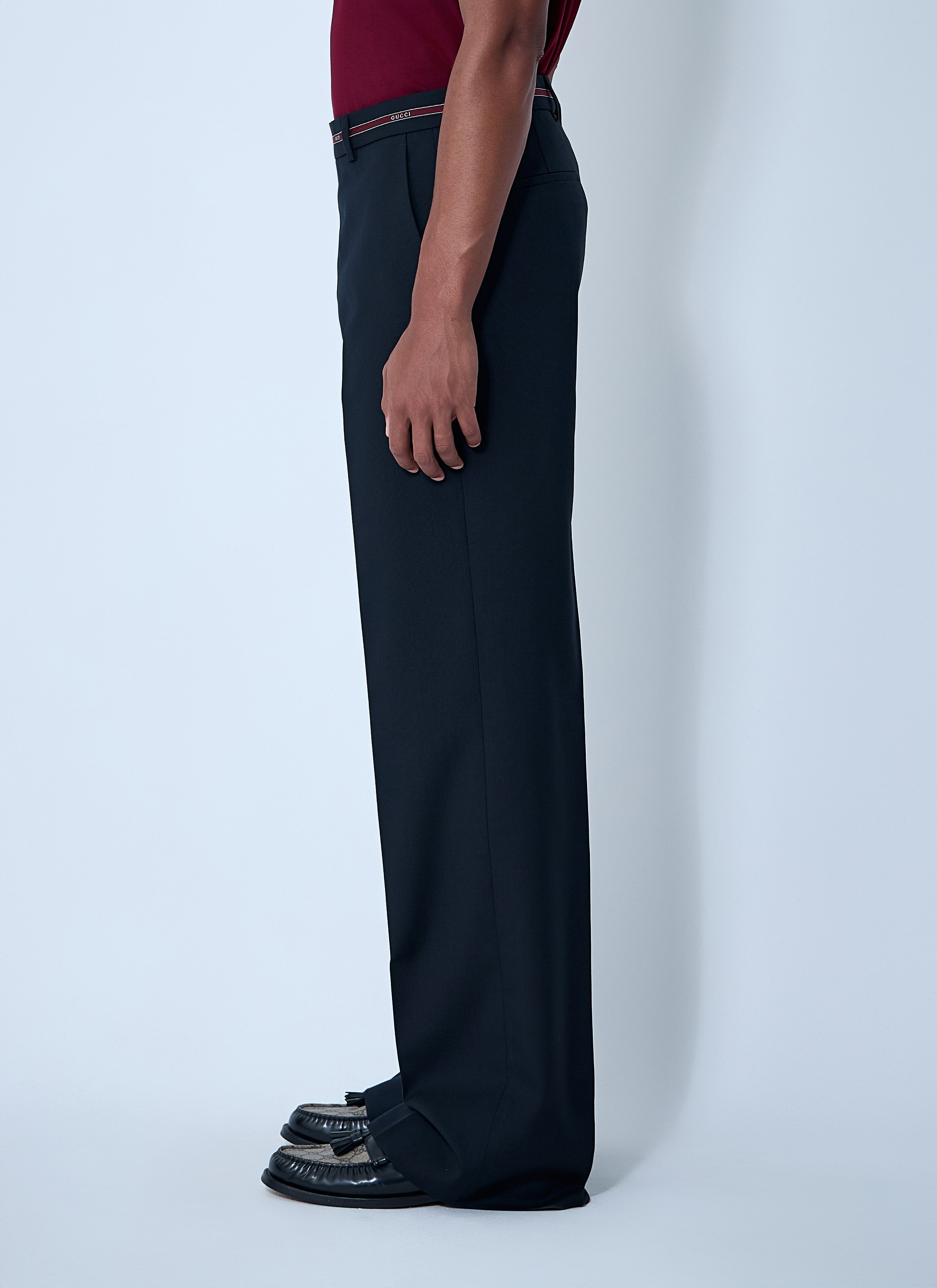 Gucci Men Tailored Wool Pants - 3