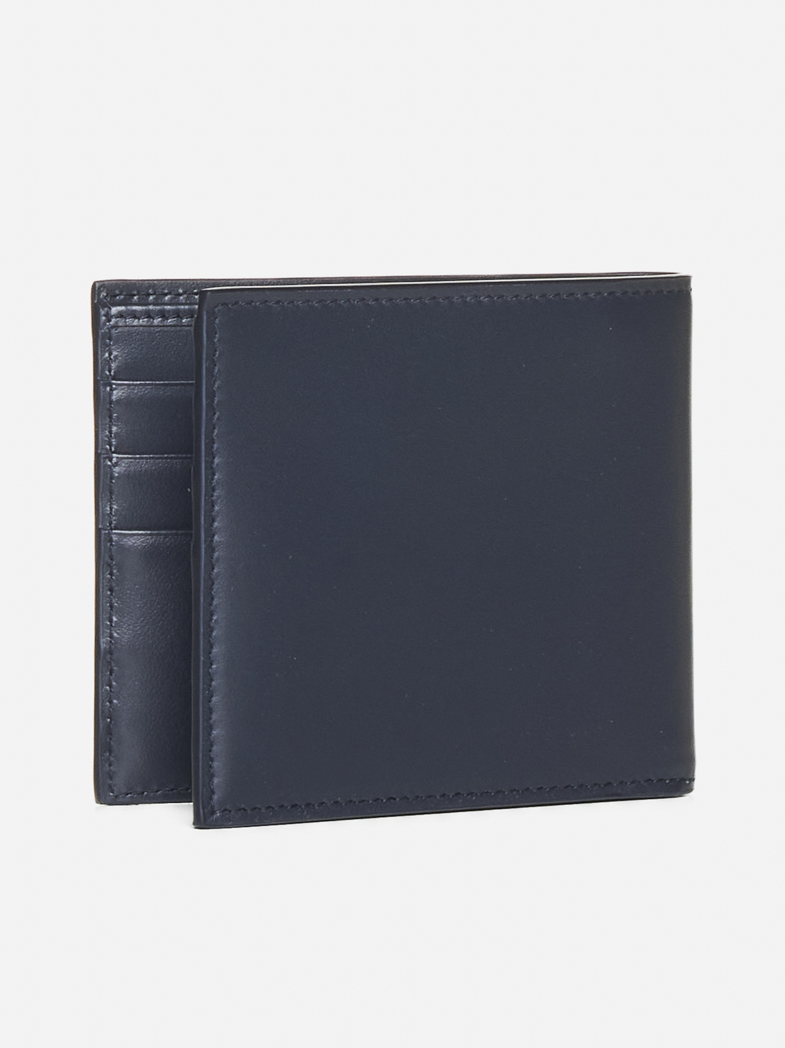 Logo leather bifold wallet - 3