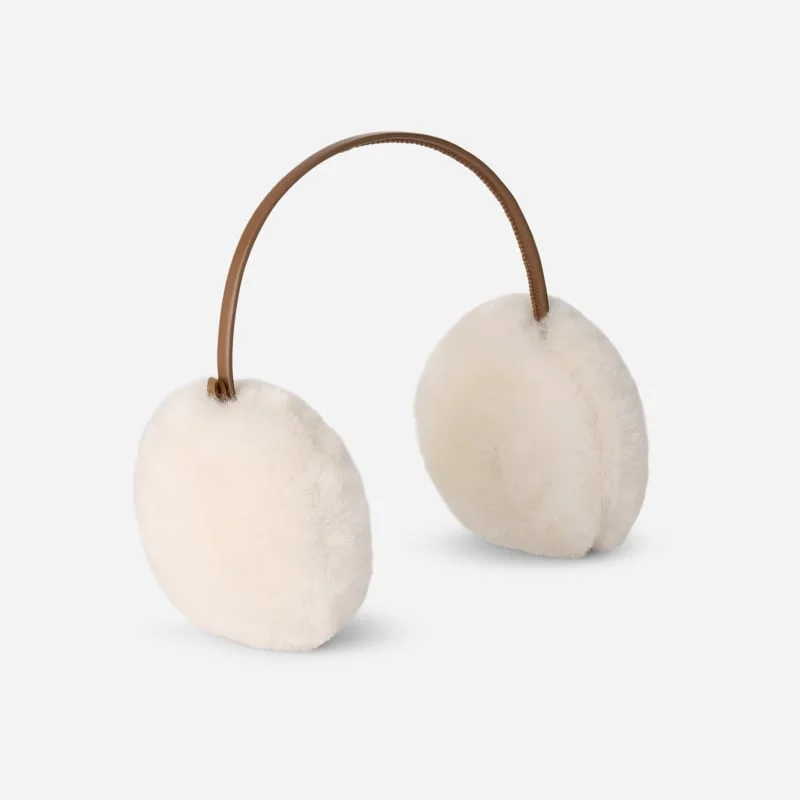 ® Women's Sheepskin Slim Band Earmuff in Chestnut - 1