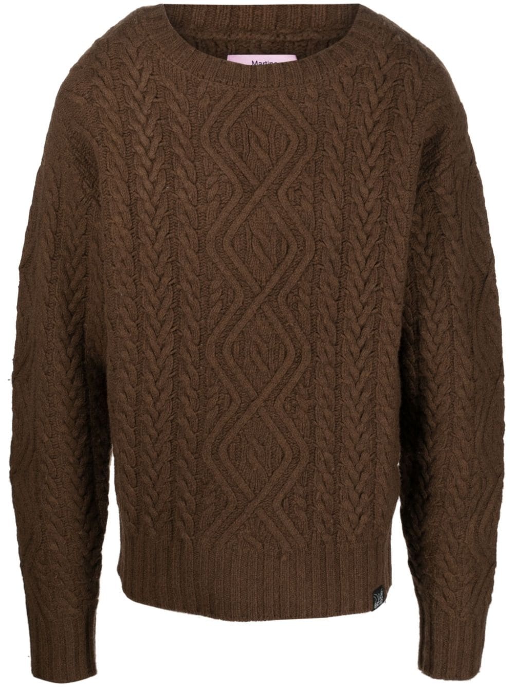 cable-knit jumper - 1