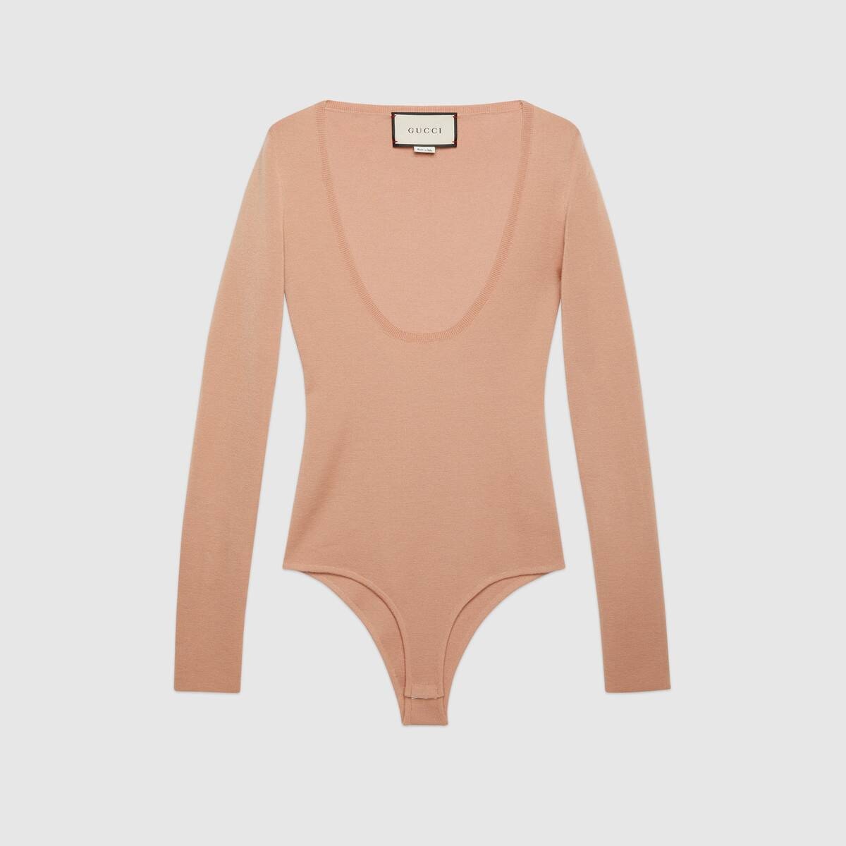 Cashmere silk bodysuit - 1