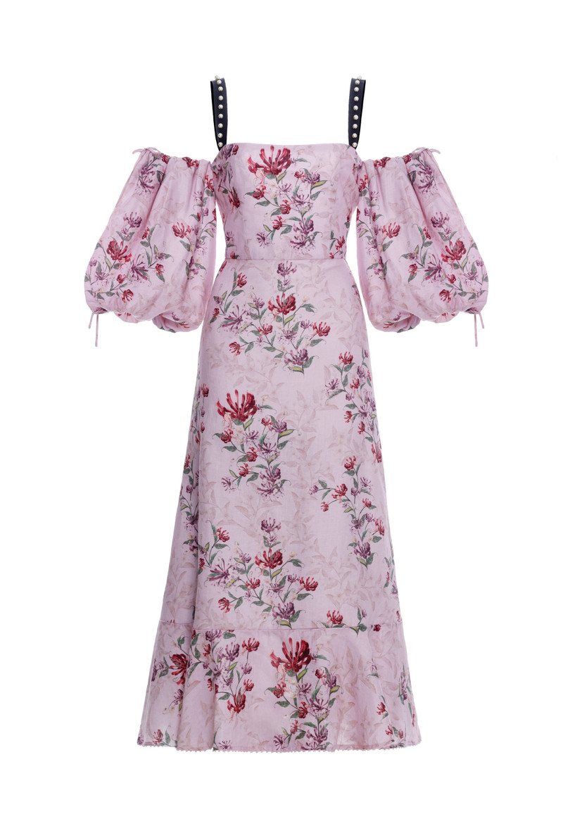 Mercedes Honeysuckle Midi Dress 1