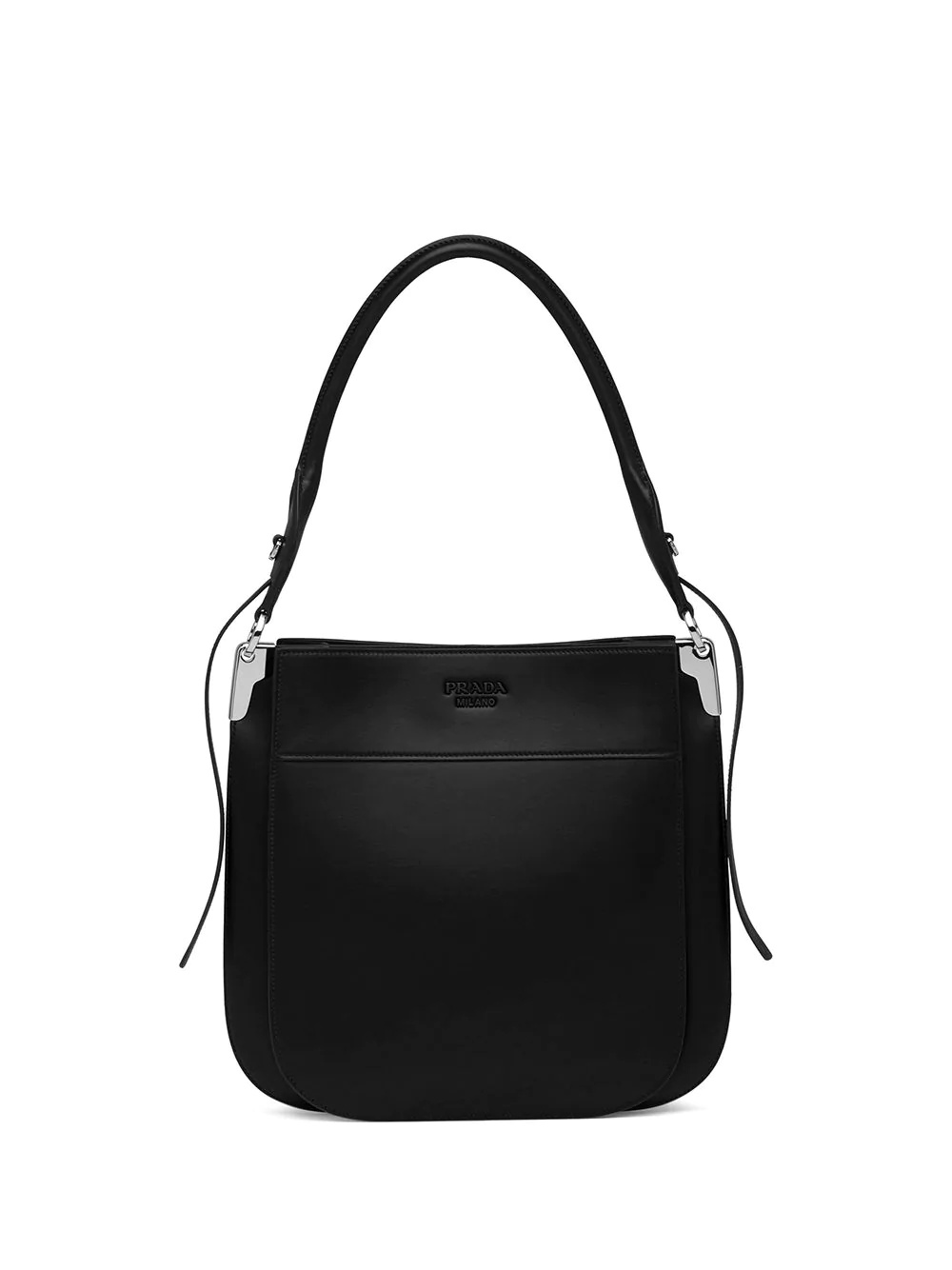 Margit embossed logo shoulder bag - 1