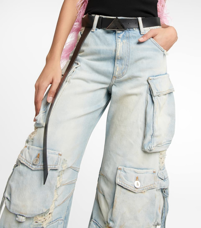 THE ATTICO Leather belt outlook