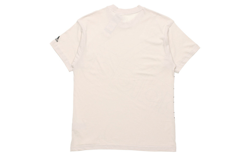 adidas adidas U Favs Q1 T Casual Sports Round Neck Short Sleeve Creamy White GK9423 outlook