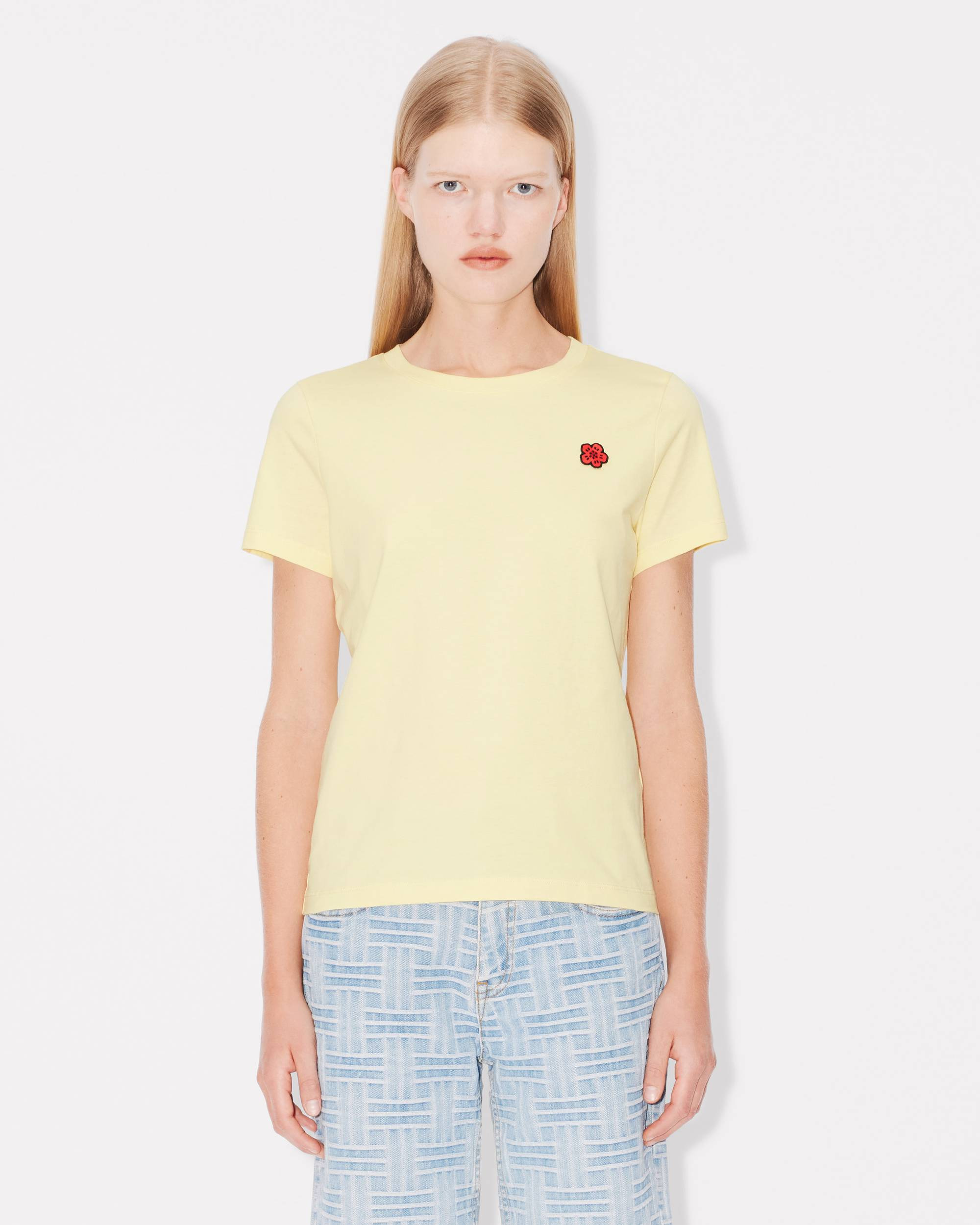 'Boke Flower' embroidered T-shirt in cotton - 3