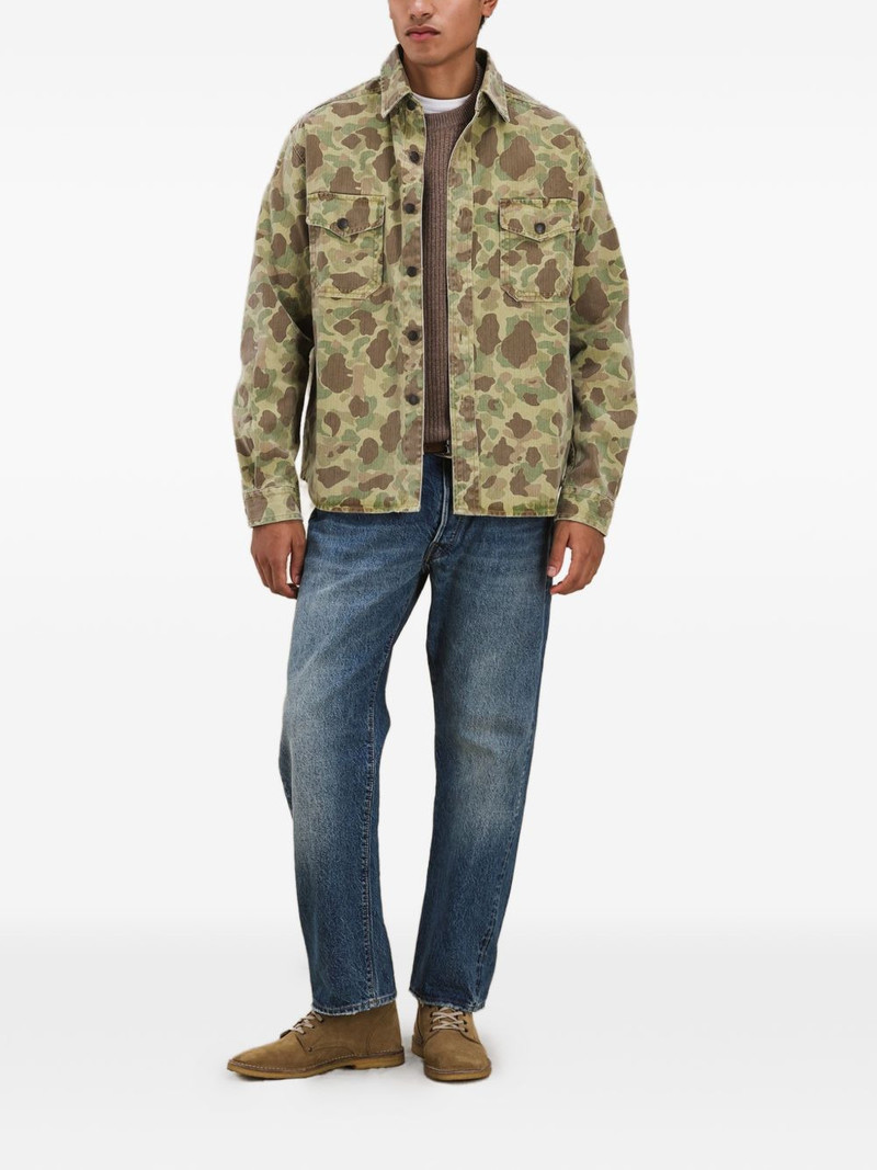 FORTELA Kenny camouflage pocket overshirt outlook