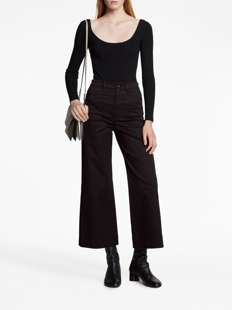 Proenza Schouler high-waisted cropped trousers outlook