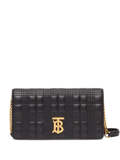 Burberry Lola quilted wallet on chain outlook