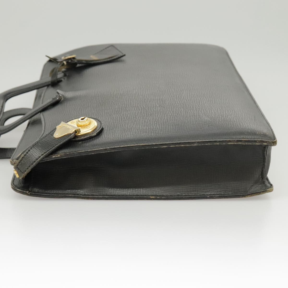 Burberry Business Bag Leather Black Gold - 5