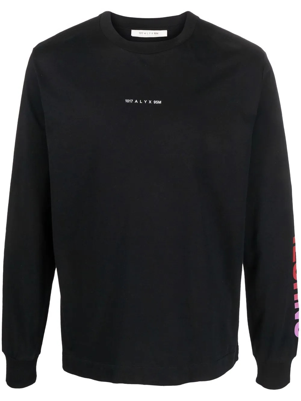 logo-print long-sleeved T-shirt - 1