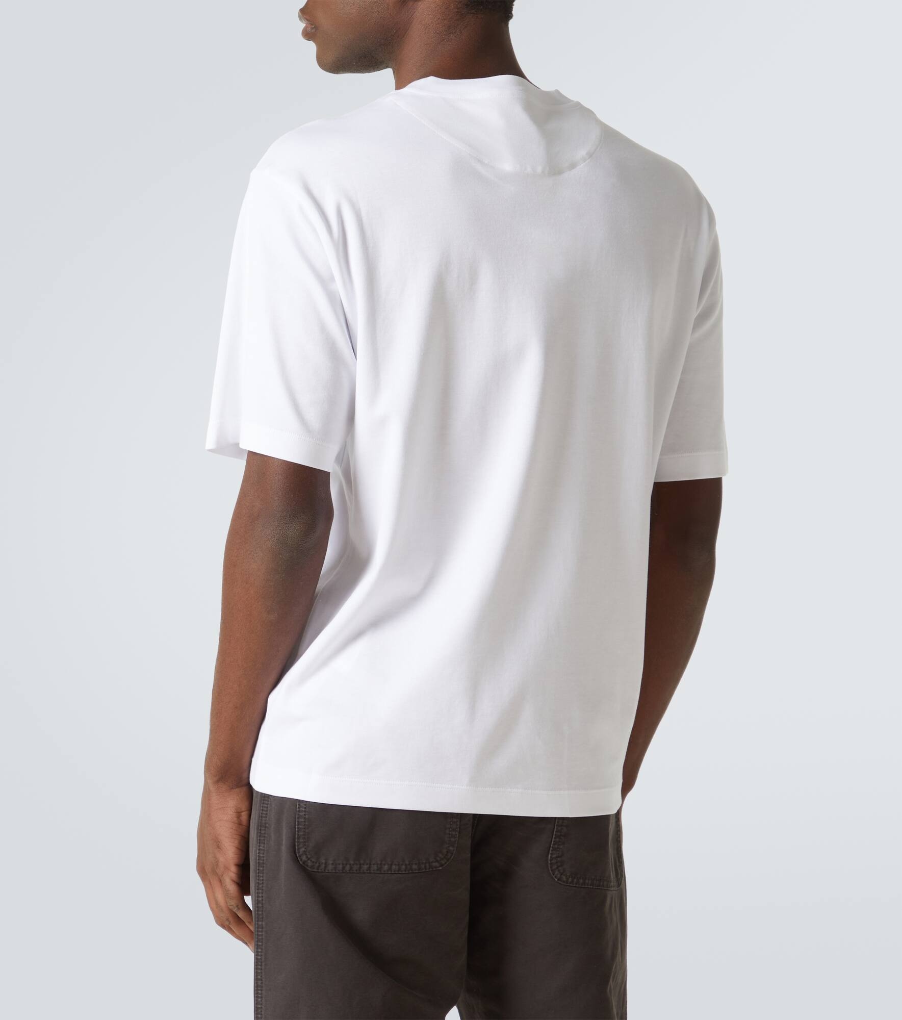 Interlock cotton jersey T-shirt - 4