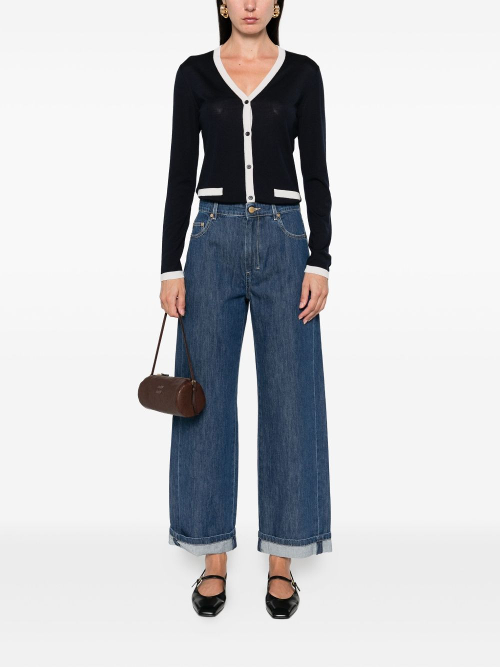 cuffed jeans - 2