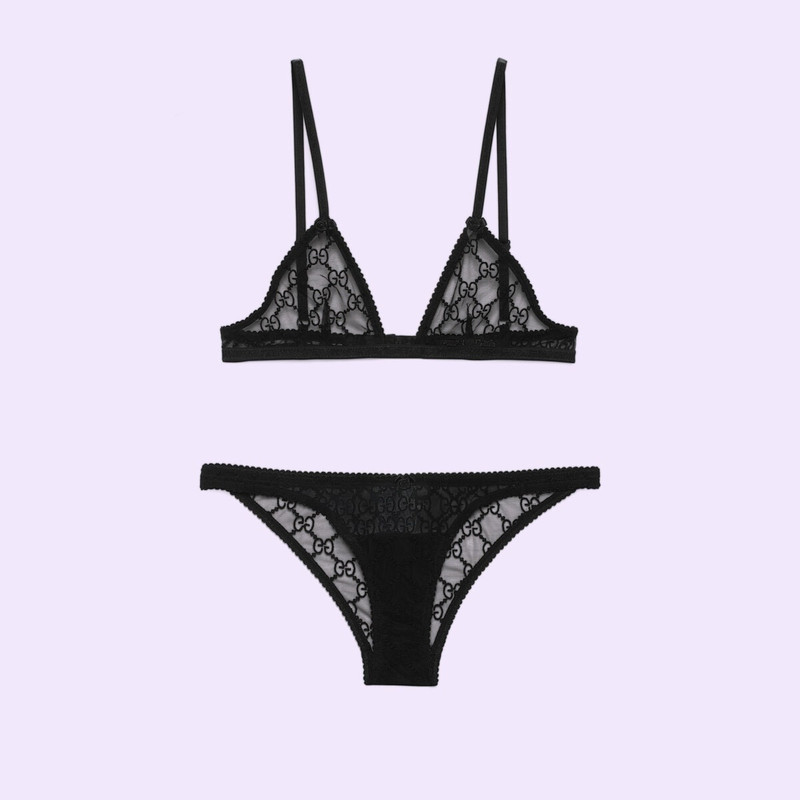 GG tulle lingerie set 1