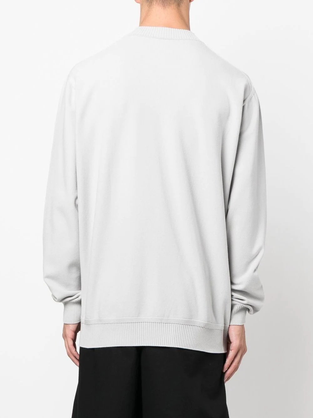 oversized crew-neck jumper - 4