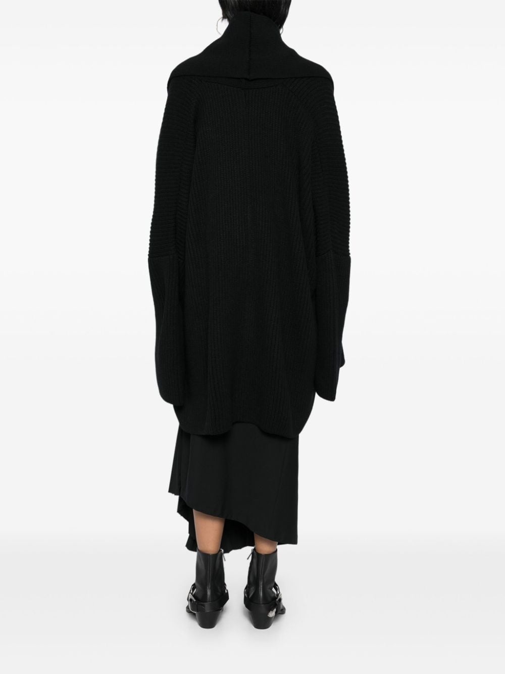 layered-design cardigan - 4