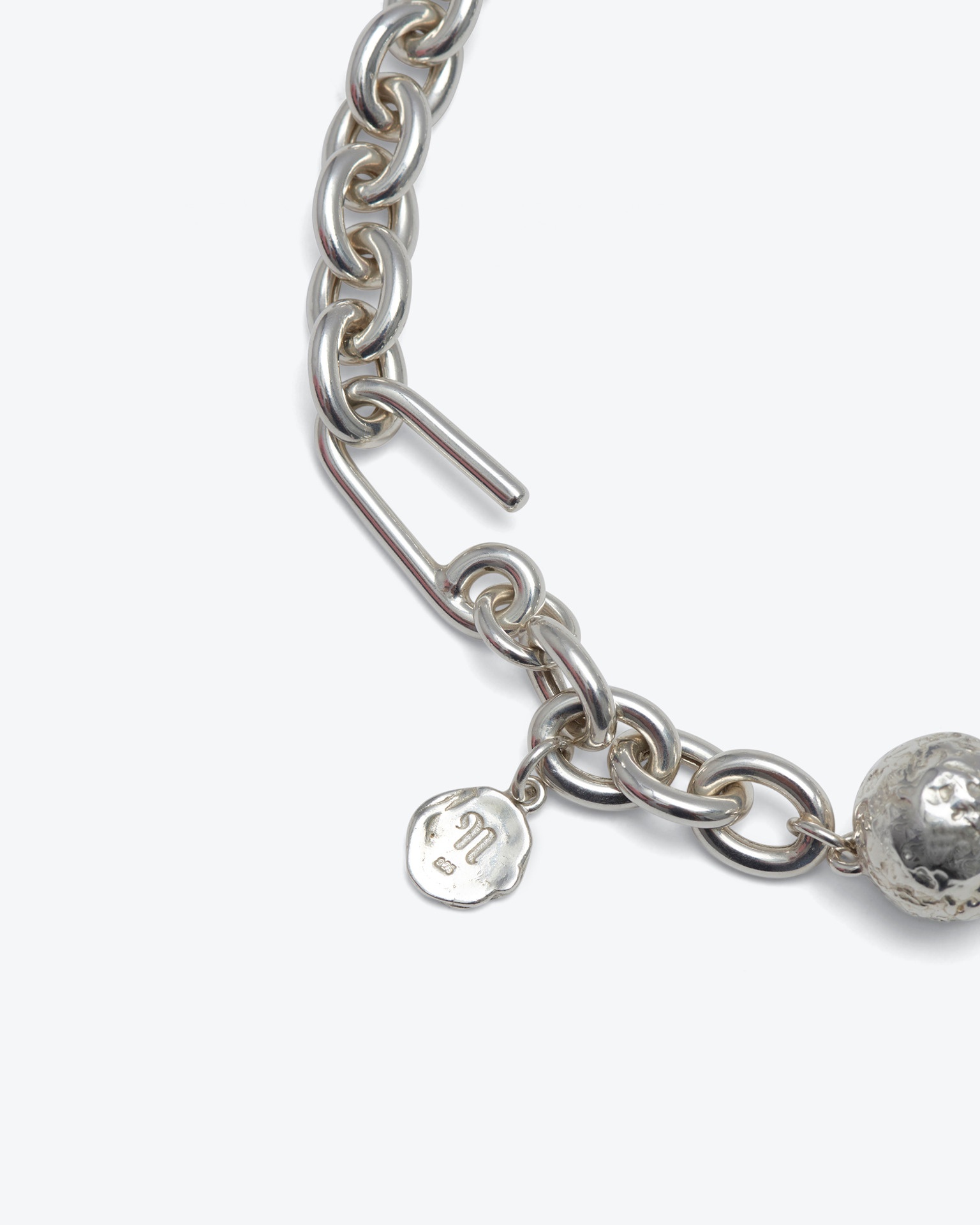 CHARLOTTE - Recycled silver necklace - 2